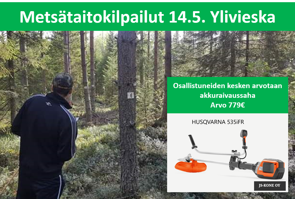 Metsätaitokilpailut Ylivieskan Huhmarissa