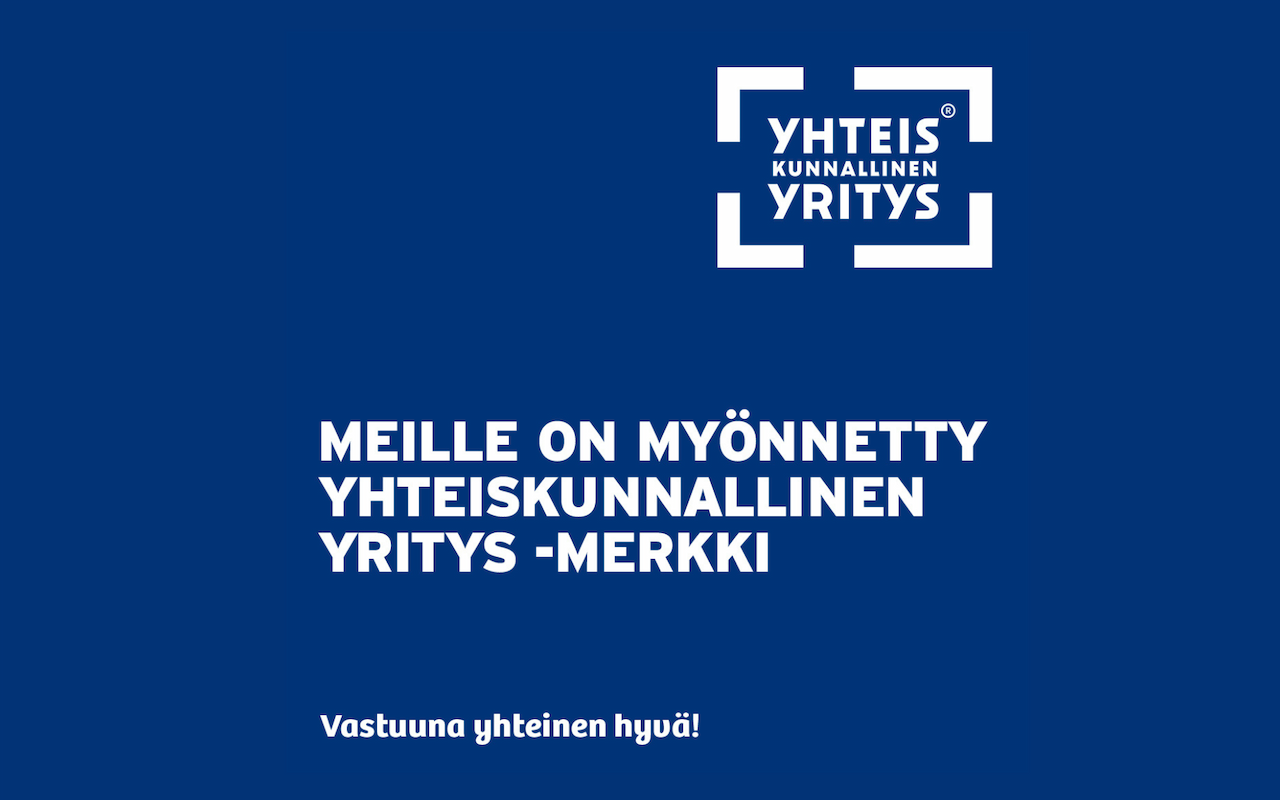 Metsänhoitoyhdistys Roineelle on myönnetty Yhteiskunnallinen Yritys -merkki